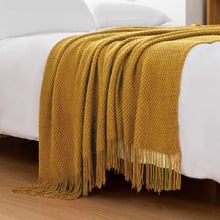 Fassett Knitted Throw